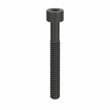 Socket Head Cap Screw: #5-40 Thread Size, 1 in Lg, Std, Black Oxide, Steel, 0.125 in Head Ht, 100 PK