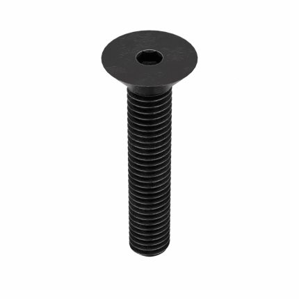 Socket Flat Head Screw: 3/8"-16 Thread Size, 1 3/4 in Lg, Flat, Black Oxide, Alloy Steel, 50 PK