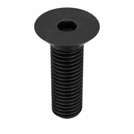 Socket Flat Head Screw: 5/8"-11 Thread Size, 1 1/2 in Lg, Flat, Black Oxide, Alloy Steel, 25 PK
