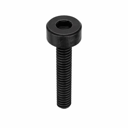 Socket Head Cap Screw: #2-56 Thread Size, 1/2 in Lg, Std, Black Oxide, Steel, 5/64 in Drive, 100 PK