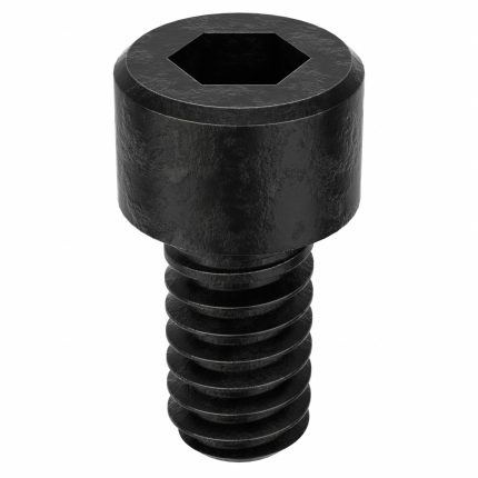 Socket Head Cap Screw: #3-48 Thread Size, 3/16 in Lg, Std, Black Oxide, Steel, 5/64 in Drive, 100 PK