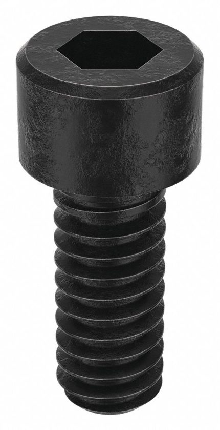 Socket Head Cap Screw: #3-48 Thread Size, 1/4 in Lg, Std, Black Oxide, Steel, 5/64 in Drive, 100 PK