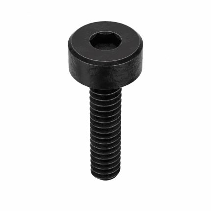 Socket Head Cap Screw: #4-40 Thread Size, 1/2 in Lg, Std, Black Oxide, Steel, 3/32 in Drive, 100 PK