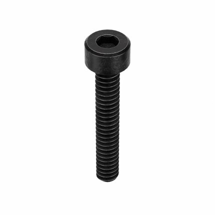 Socket Head Cap Screw: #6-32 Thread Size, 7/8 in Lg, Std, Black Oxide, Steel, 7/64 in Drive, 100 PK