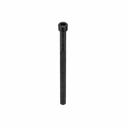 Socket Head Cap Screw: 1/4"-20 Thread Size, 4 in Lg, Std, Black Oxide, Steel, 3/16 in Drive, 100 PK
