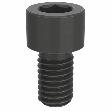 Socket Head Cap Screw: 7/16"-14 Thread Size, 3/4 in Lg, Std, Black Oxide, Steel, 100 PK