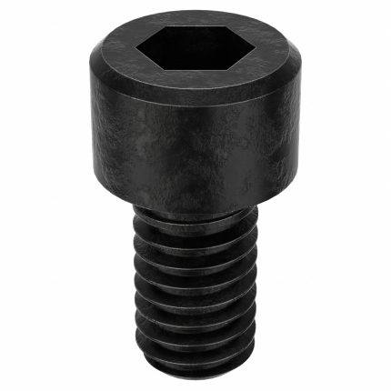 Socket Head Cap Screw: #6-40 Thread Size, 1/4 in Lg, Std, Black Oxide, Steel, 7/64 in Drive, 100 PK