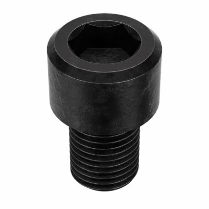 Socket Head Cap Screw: 3/8"-24 Thread Size, 1/2 in Lg, Std, Black Oxide, Steel, 100 PK