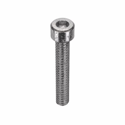 Socket Head Cap Screw: #6-32 Thread Size, 7/8 in Lg, Std, Plain, Stainless Steel, 18-8, 100 PK
