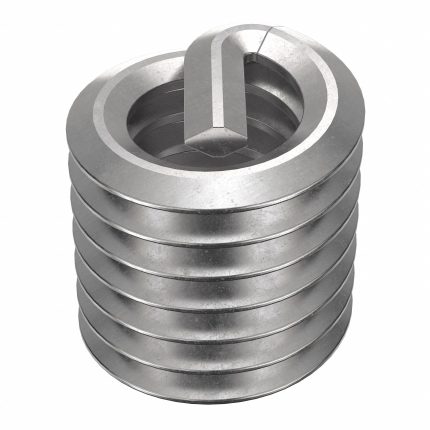 APPROVED VENDOR Helical Insert: Tanged Tang Style, Free-Running, #8-32 Thread Size, Plain, 10 PK