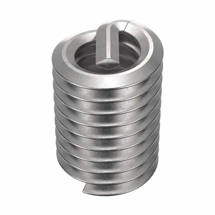 APPROVED VENDOR Helical Insert: Tanged Tang Style, Free-Running, #8-32 Thread Size, Plain, 10 PK