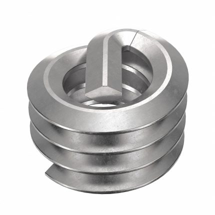 APPROVED VENDOR Helical Insert: Tanged Tang Style, Free-Running, #10-24 Thread Size, Plain, 10 PK