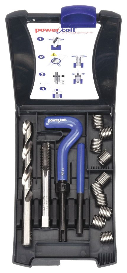 APPROVED VENDOR Thread Repair Kit: Tanged Tang Style, Free-Running, 7/16"-14 Thread Size, Plain