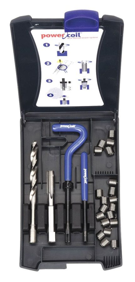 APPROVED VENDOR Thread Repair Kit: Tanged Tang Style, Free-Running, M8-1.00 Thread Size, Plain