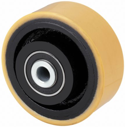 APPROVED VENDOR Caster Wheel: 4 in Wheel Dia., 1 1/2 in Wheel Wd, Polyurethane, 750 lb Load Rating