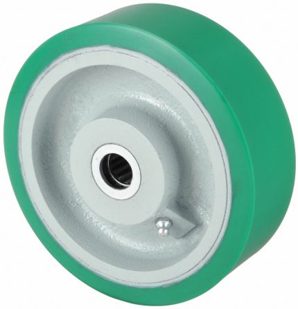 APPROVED VENDOR Caster Wheel: 6 in Wheel Dia., 2 in Wheel Wd, Polyurethane, 1,200 lb Load Rating