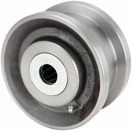 APPROVED VENDOR Track Wheel: 5 in Wheel Dia., 1 3/4 in Wheel Wd, 5,000 lb Load Capacity, Steel