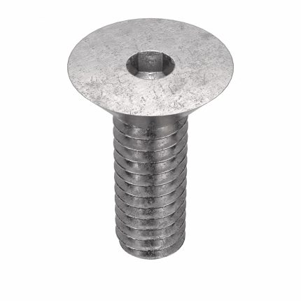 Socket Flat Head Screw: 1/4"-20 Thread Size, 5/8 in Lg, Flat, Plain, Stainless Steel, 18-8, 100 PK