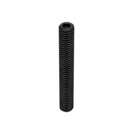 Socket Set Screw: 3/8"-16 Thread Size, 2 3/4 in Overall Lg, Cup pt, Alloy Steel, Black Oxide, 10 PK