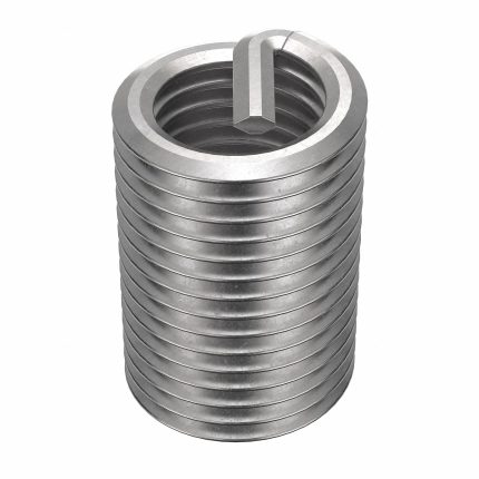 APPROVED VENDOR Helical Insert: Tanged Tang Style, Free-Running, M8-1.00 Thread Size, Plain, 10 PK