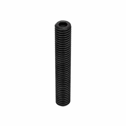 Socket Set Screw: #10-32 Thread Size, 1 1/4 in Overall Lg, Cup pt, Alloy Steel, Black Oxide, 100 PK