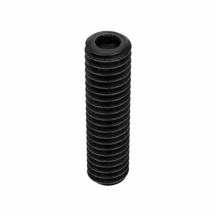 Socket Set Screw: 5/16"-18 Thread Size, 1 1/4 in Overall Lg, Cup pt, Alloy Steel, Socket, 100 PK