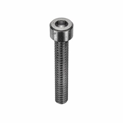 Socket Head Cap Screw: #6-32 Thread Size, 7/8 in Lg, Std, Armor Coat, Steel, 0.138 in Head Ht, 25 PK