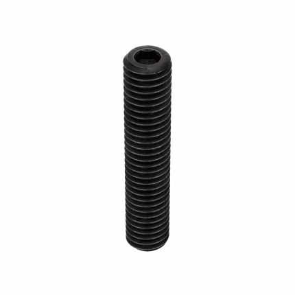 Socket Set Screw: #10-32 Thread Size, 1 in Overall Lg, Cup pt, Alloy Steel, Black Oxide, 100 PK