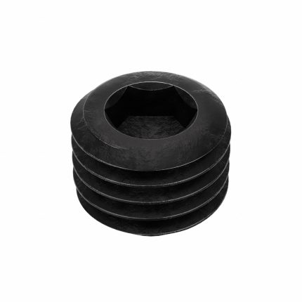 Socket Set Screw: 5/16"-24 Thread Size, 1/4 in Overall Lg, Cup pt, Alloy Steel, Black Oxide, 100 PK
