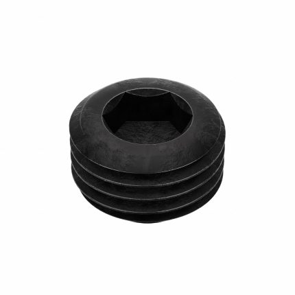 Socket Set Screw: 3/8"-24 Thread Size, 1/4 in Overall Lg, Cup pt, Alloy Steel, Black Oxide, 100 PK