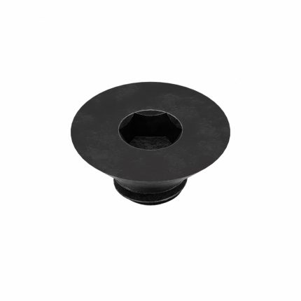 Socket Flat Head Screw: 3/8"-16 Thread Size, 1/2 in Lg, Flat, Black Oxide, Steel, 100 PK