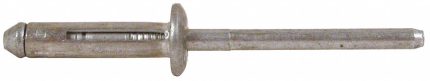Blind Rivet,1 97/250" L,2.9mm dia,PK250: Inch, 1 25/64 in Overall Lg, 1 25/64 in Body Lg, 250 PK