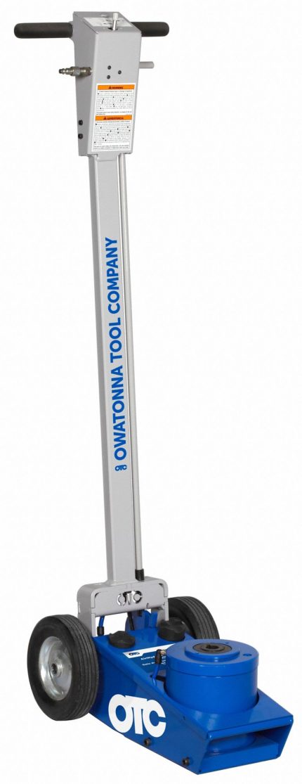 OTC Truck Axle Jacks: Steel, Manual Handle, Air/Mechanical, 27.5 ton Load Capacity, ASME PASE 2019