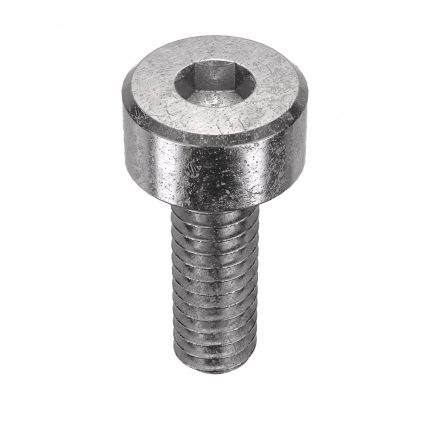 Socket Head Cap Screw: M2.5-0.45 Thread Size, 6 mm Lg, Std, Plain, Stainless Steel, 316, 50 PK