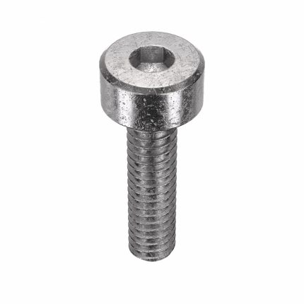 Socket Head Cap Screw: M2.5-0.45 Thread Size, 8 mm Lg, Std, Plain, Stainless Steel, 316, 50 PK