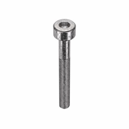 Socket Head Cap Screw: M3-0.5 Thread Size, 25 mm Lg, Std, Plain, Stainless Steel, 316, 50 PK