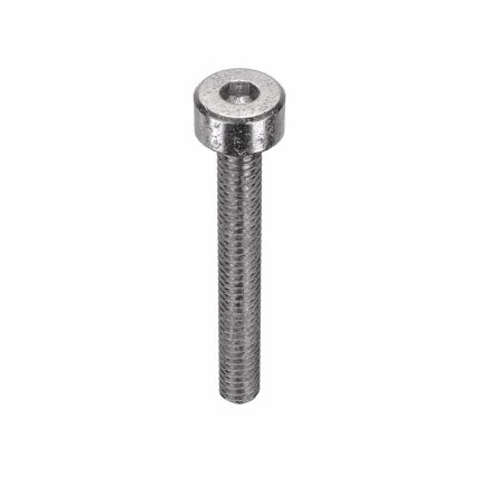 Socket Head Cap Screw: M2-0.4 Thread Size, 16 mm Lg, Std, Plain, Stainless Steel, 18-8, 50 PK
