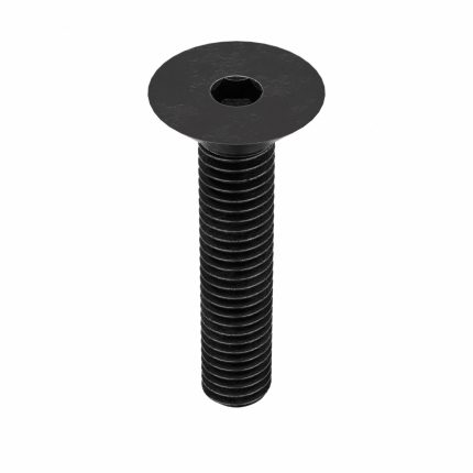 Socket Flat Head Screw: M3-0.5 Thread Size, 14 mm Lg, Flat, Black Oxide, Steel, Class 10.9, 100 PK