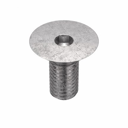 Socket Flat Head Screw: M8-1.25 Thread Size, 14 mm Lg, Flat, Plain, Stainless Steel, 18-8, 25 PK