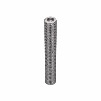 Socket Set Screw: M5x0.8 Thread Size, 35 mm Overall Lg, Cup pt, Stainless Steel, Plain, 10 PK