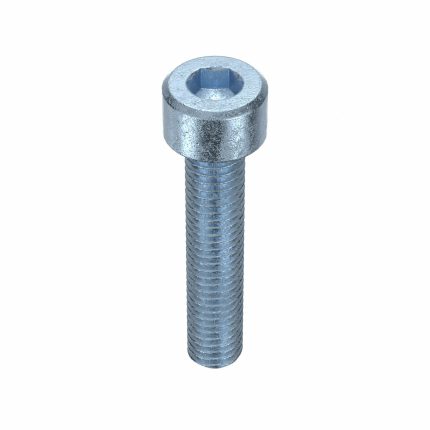 Socket Head Cap Screw: M5-0.8 Thread Size, 25 mm Lg, Std, Zinc Plated, Steel, Class 12.9, 100 PK