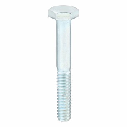 Hex Head Cap Screw: Steel, Grade 5, Zinc Plated, 1/4"-20, Coarse, 1 3/4 in lg, Made in USA*, 100 PK