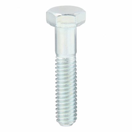 Hex Head Cap Screw: Steel, Grade 5, Zinc Plated, 5/16"-18, Coarse, 1 1/2 in lg, Made in USA*, 100 PK