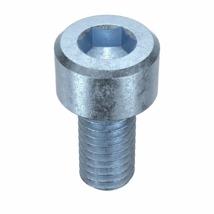 Socket Head Cap Screw: M6-1 Thread Size, 12 mm Lg, Std, Zinc Plated, Steel, Class 12.9, 100 PK