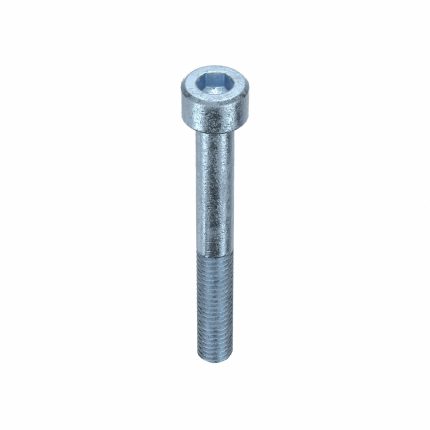 Socket Head Cap Screw: M6-1 Thread Size, 50 mm Lg, Std, Zinc Plated, Steel, Class 12.9, 100 PK