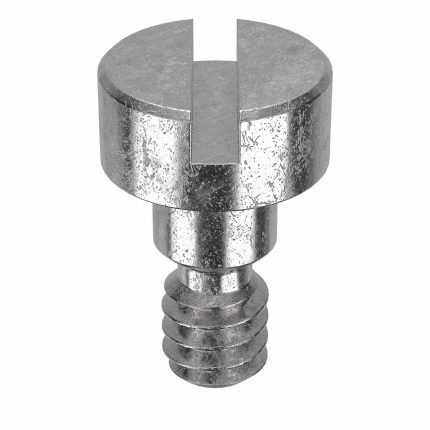 Shoulder Screw: Precision, #6-32 Thr Size, 3/16 in Thr Lg, 1/8 in Shoulder Lg, Std, Plain, 10 PK