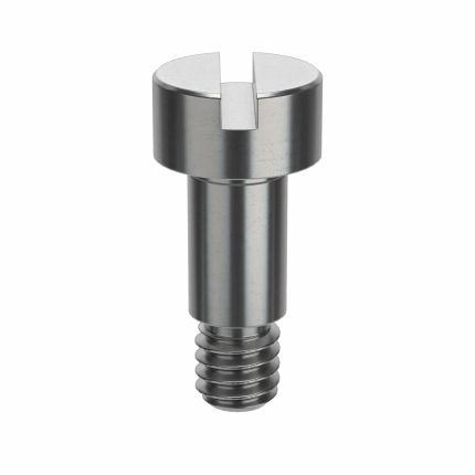 Shoulder Screw: Precision, #8-32 Thr Size, 3/16 in Thr Lg, 5/16 in Shoulder Lg, Std, Plain, 10 PK