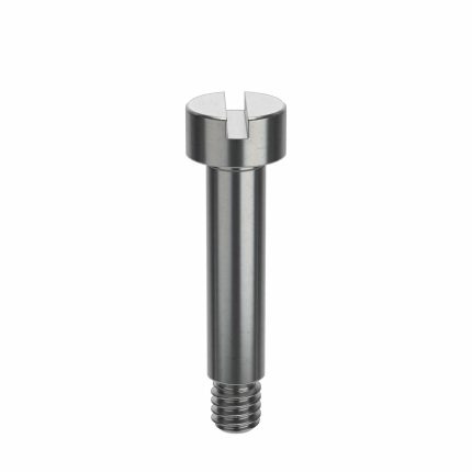 Shoulder Screw: Precision, #8-32 Thr Size, 3/16 in Thr Lg, 3/4 in Shoulder Lg, Std, Plain, 10 PK