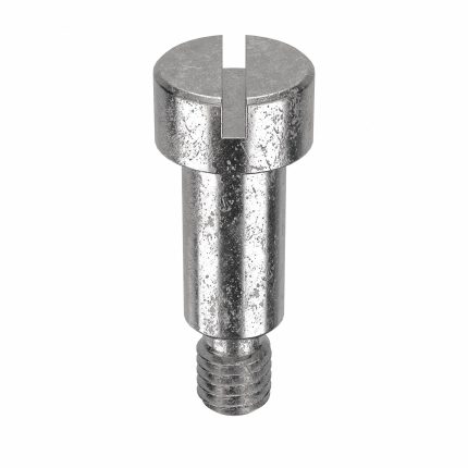 Shoulder Screw: Precision, #10-32 Thr Size, 1/4 in Thr Lg, 1/2 in Shoulder Lg, Std, Plain, 10 PK