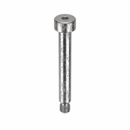 Shoulder Screw: Precision, #8-32 Thr Size, 3/16 in Thr Lg, 1 1/4 in Shoulder Lg, Std, Plain, 5 PK